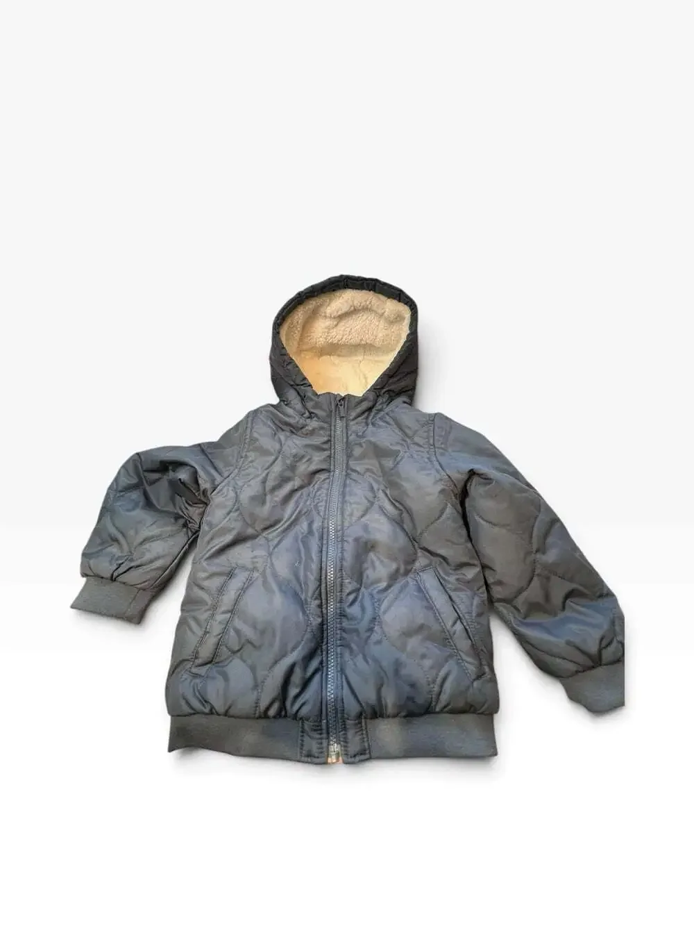 Carter's Toddler Boy 5T Long Sleeve Midweight Quilted Bomber Jacket Navy